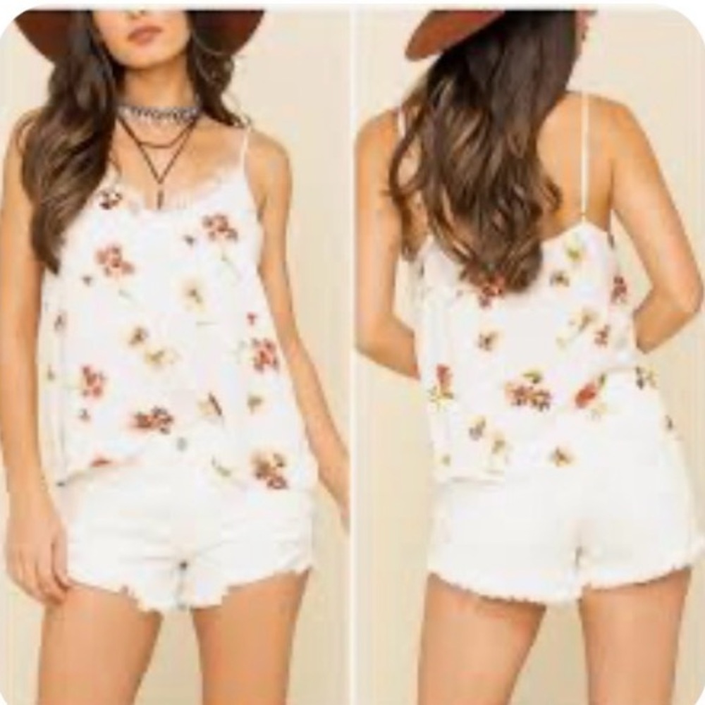 ALTAR'D State floral Top Size‎ Medium